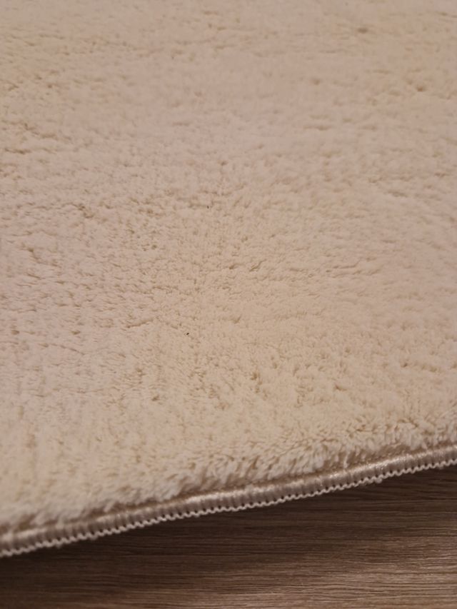 Alfombra Felpa Beige 150 x 120