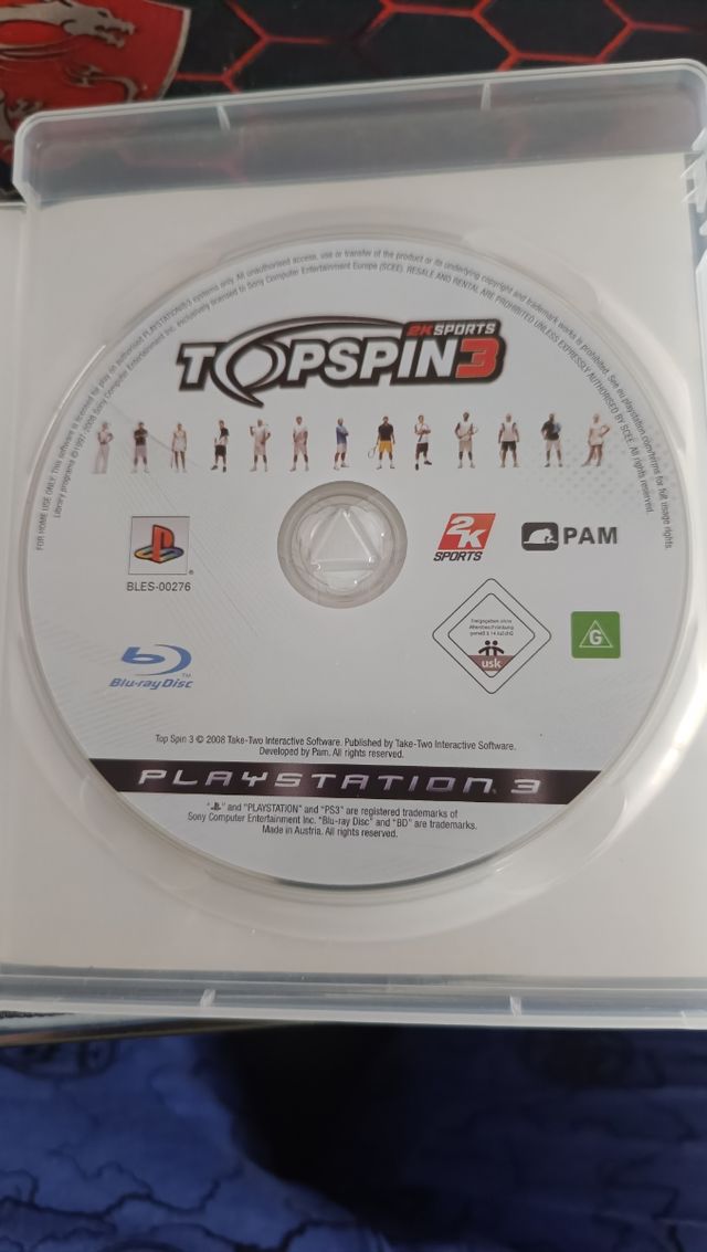Top Spin 3 PS3 - 2K Sports
