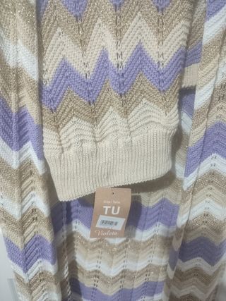 Conjunto Violeta - Casaca y pantalón