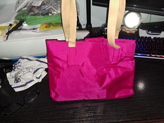 Bolso bandolera fucsia
