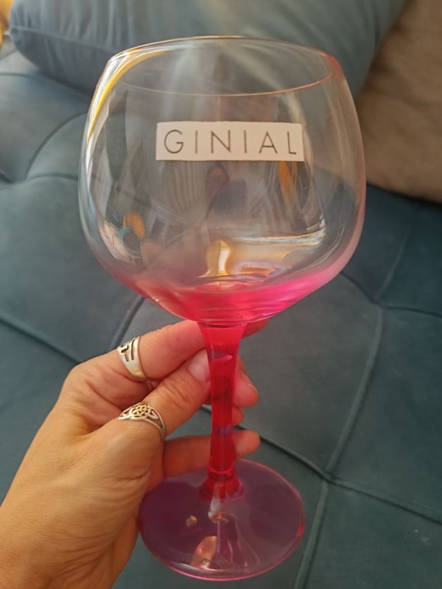 Copas de balòn Ginial rosas (6uds)