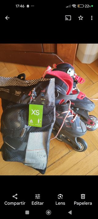Patines Oxelo Decathlon niño XS