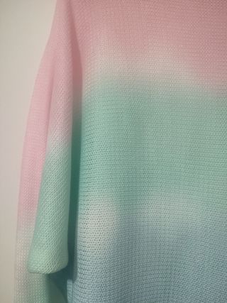 Jersey degradado rosa-verde