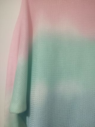 Jersey degradado rosa-verde