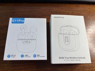 2 Paia Cuffie Auricolari Bluetooth NUOVE