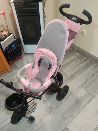 Silla paseo bebe Triciclo Kinderkraft AVEO Rosa