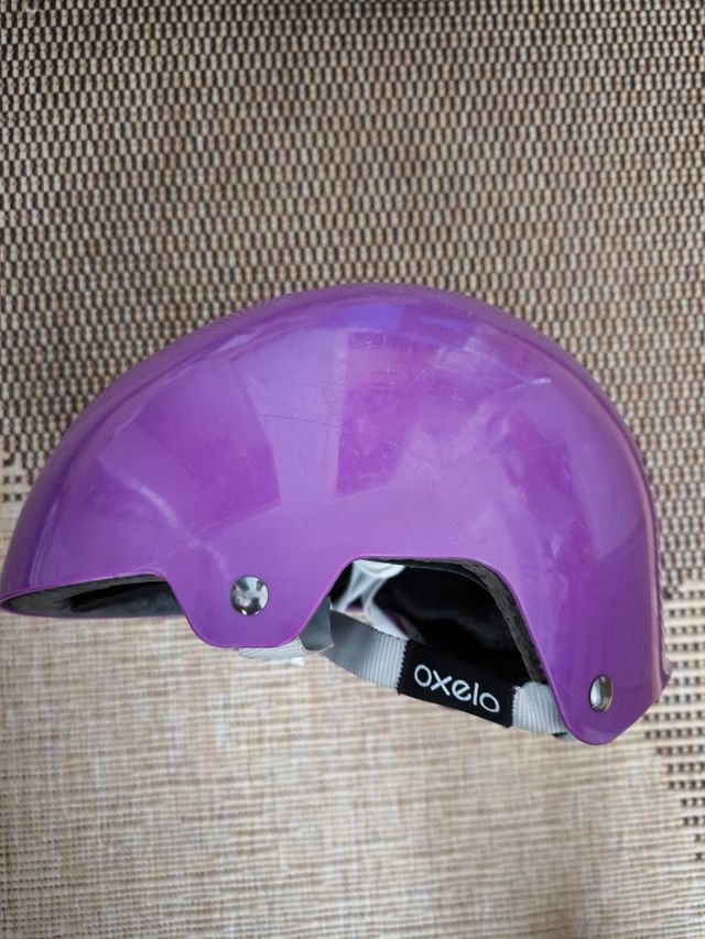 Casco Oxelo PLAY 5 morado 50-54cm