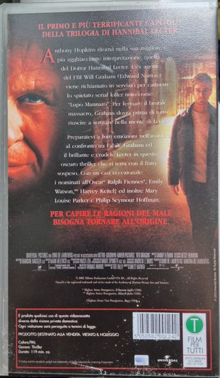 VHS Red Dragon - Anthony Hopkins