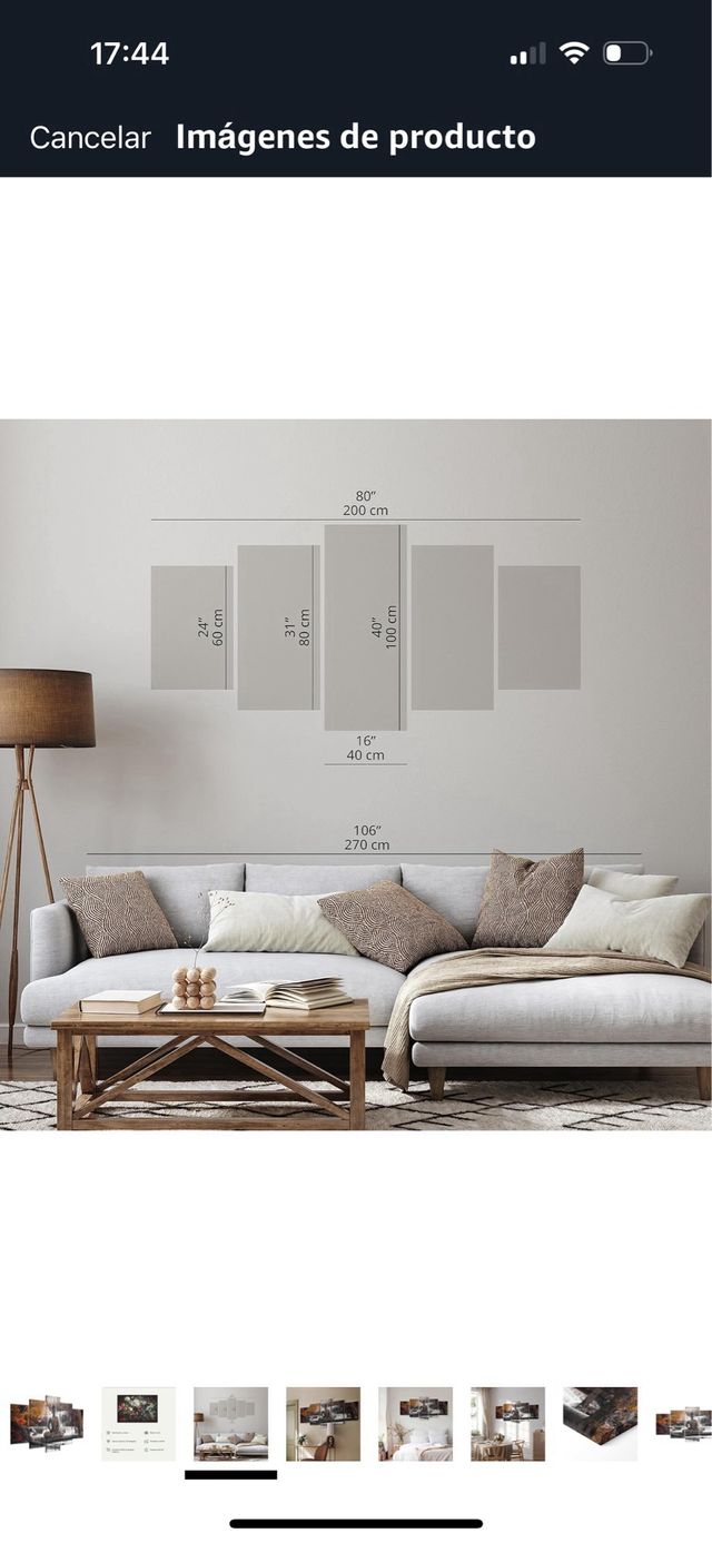 Lienzo Buda 5 piezas - Decoración