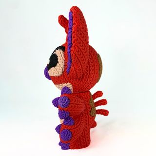 Figura Leroy (Stitch) estilo crochet impresa 3D