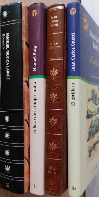 4 libros Literatura latinomericana 