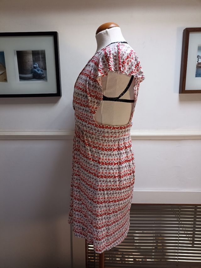 Vestido Pepe Jeans - Rojo y Blanco - Talla M