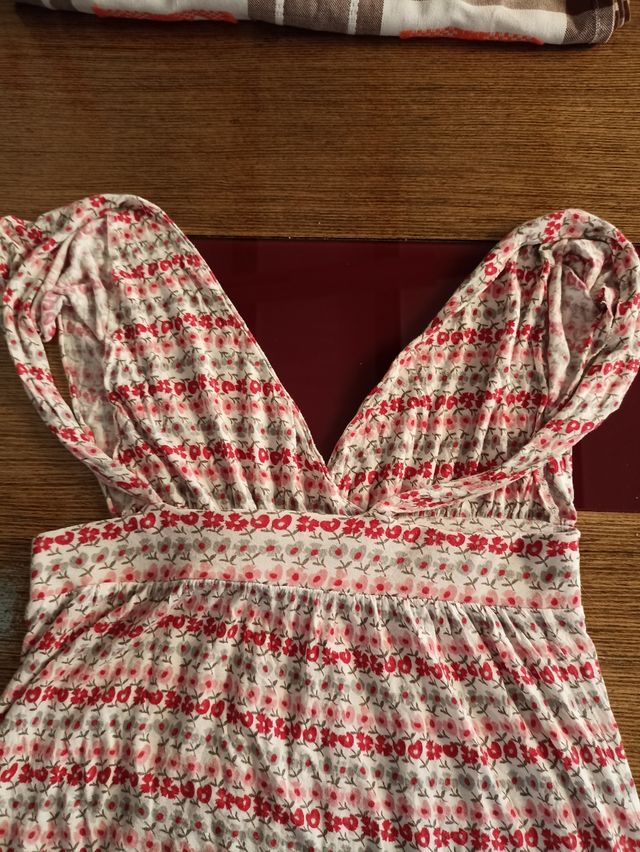 Vestido Pepe Jeans - Rojo y Blanco - Talla M