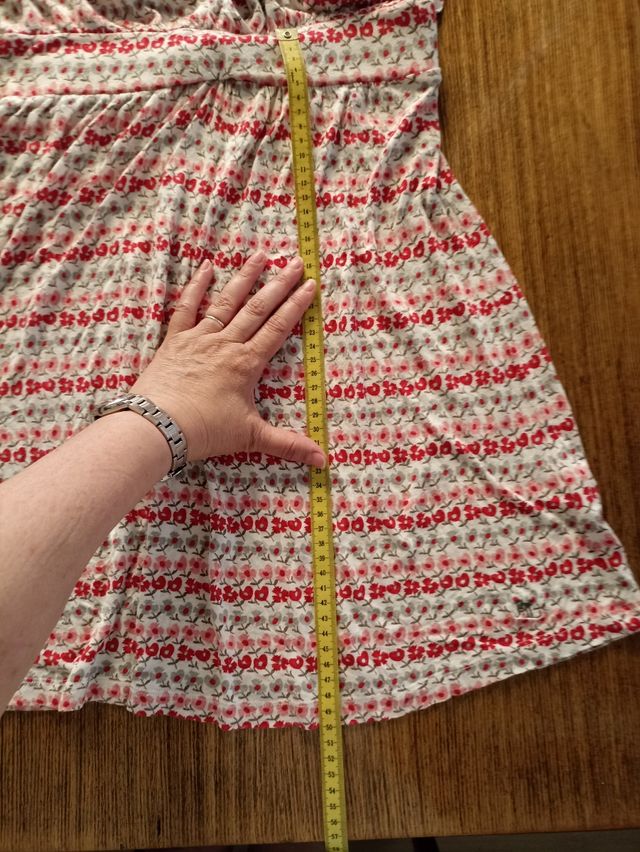 Vestido Pepe Jeans - Rojo y Blanco - Talla M