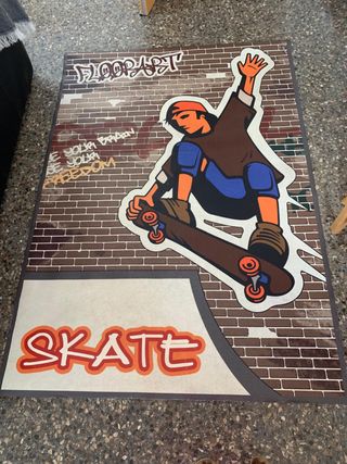 Alfombra vinilo Skate 140cm x 200cm
