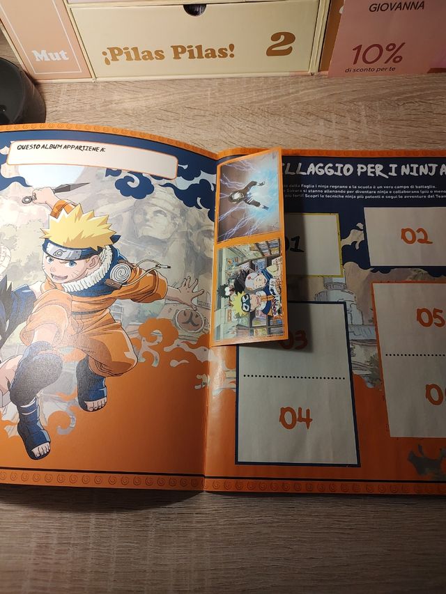 Album Sticker Naruto Panini