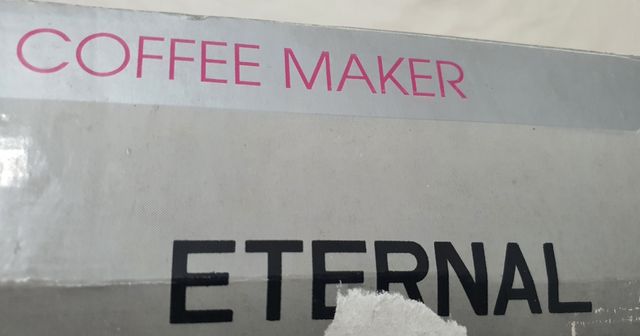 Cafetera goteo, blanca, nueva