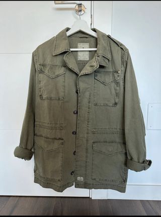 Chaqueta chico Scalpers verde militar 