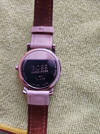 Reloj Hugo Boss mujer blanco plata