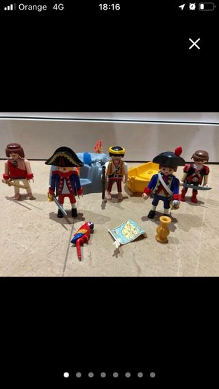Playmobil Piratas: 6 figuras + accesorios