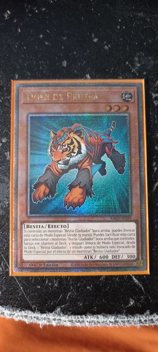 YuGiOh! Tigre de Prueba - RARO