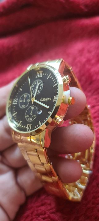 Reloj GENEVA Oro Hombre - Acero