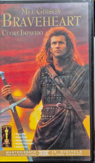 Braveheart VHS - Mel Gibson