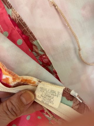 Vestido Flamenca El Corte Inglés Rosa-Turquesa