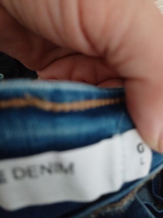 Minifalda vaquera con cordones