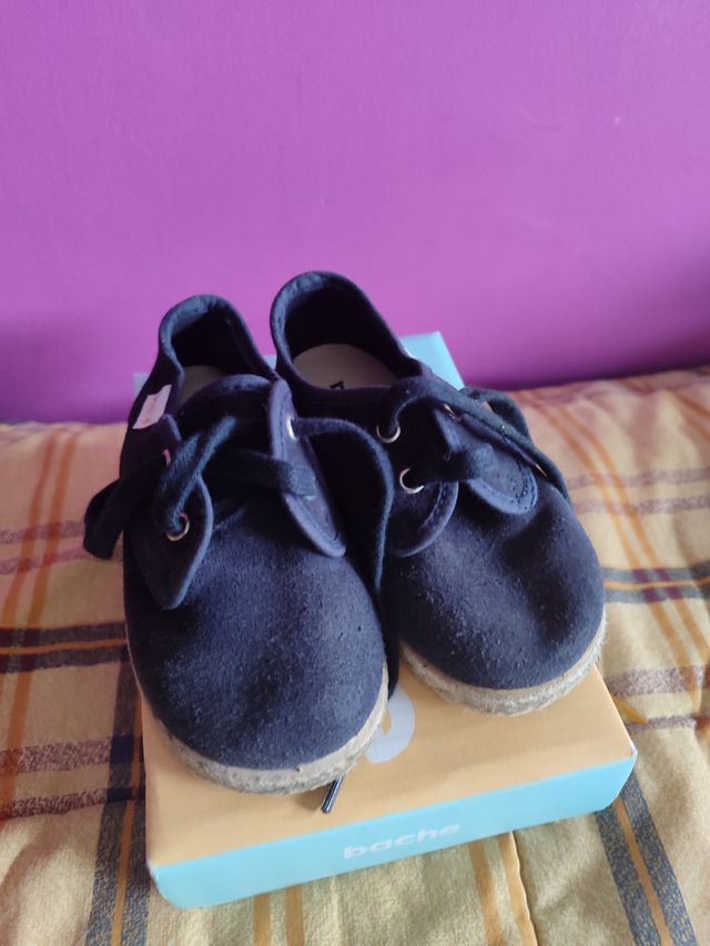 Zapatos bebé Bache, marino. T-23 y 24