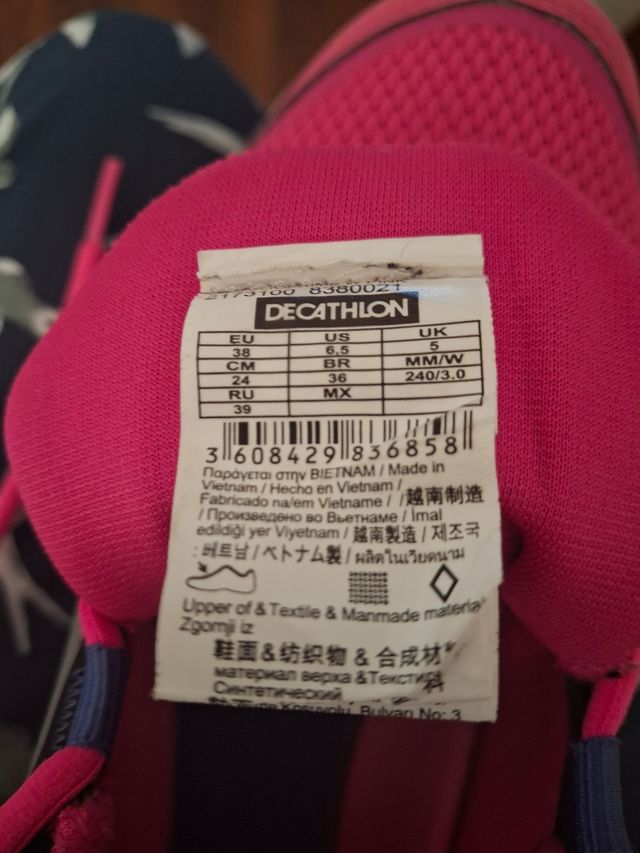 Zapatillas running Hippon rosas