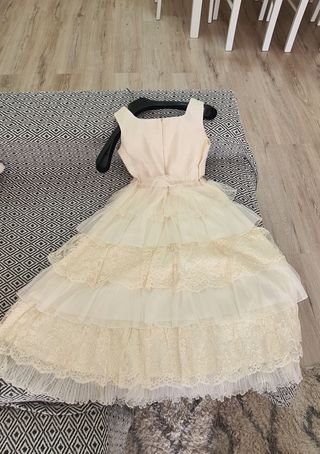 Vestido niña beige 10-12 años
