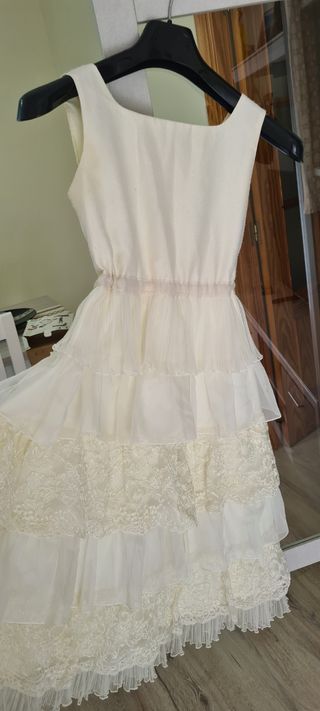 Vestido niña beige 10-12 años