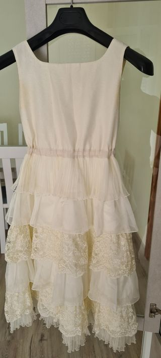 Vestido niña beige 10-12 años