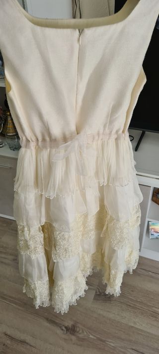 Vestido niña beige 10-12 años