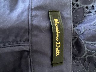 Shorts Massimo Dutti - Azul - Bordados