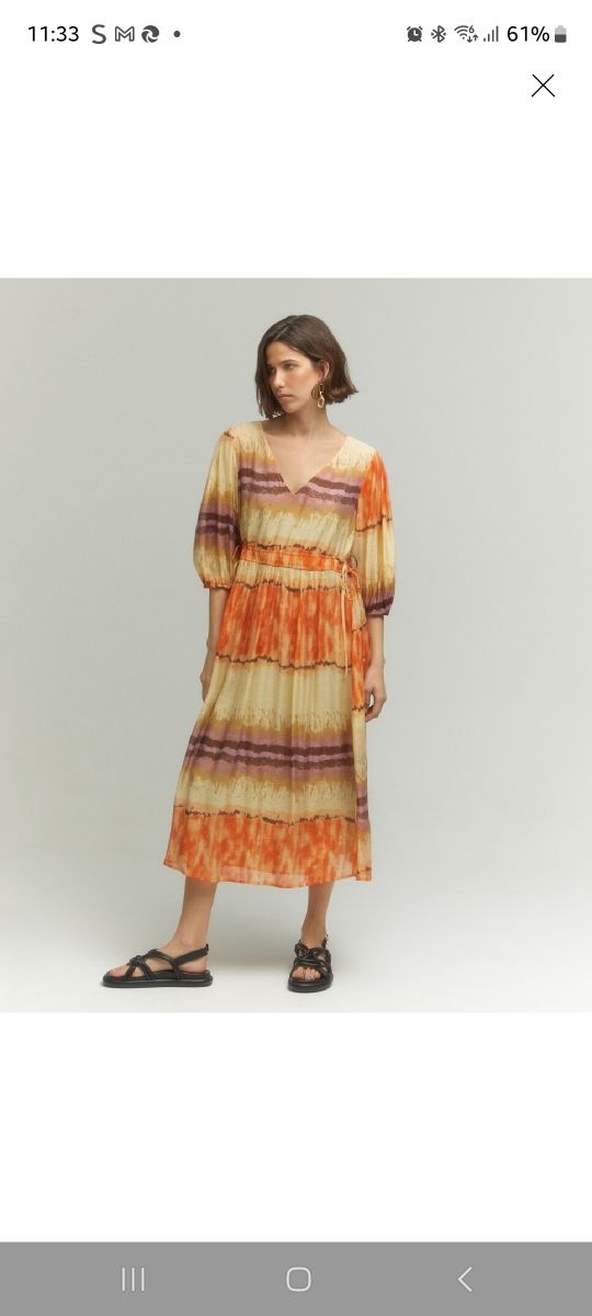 Vestido Tintoretto M - Largo estampado