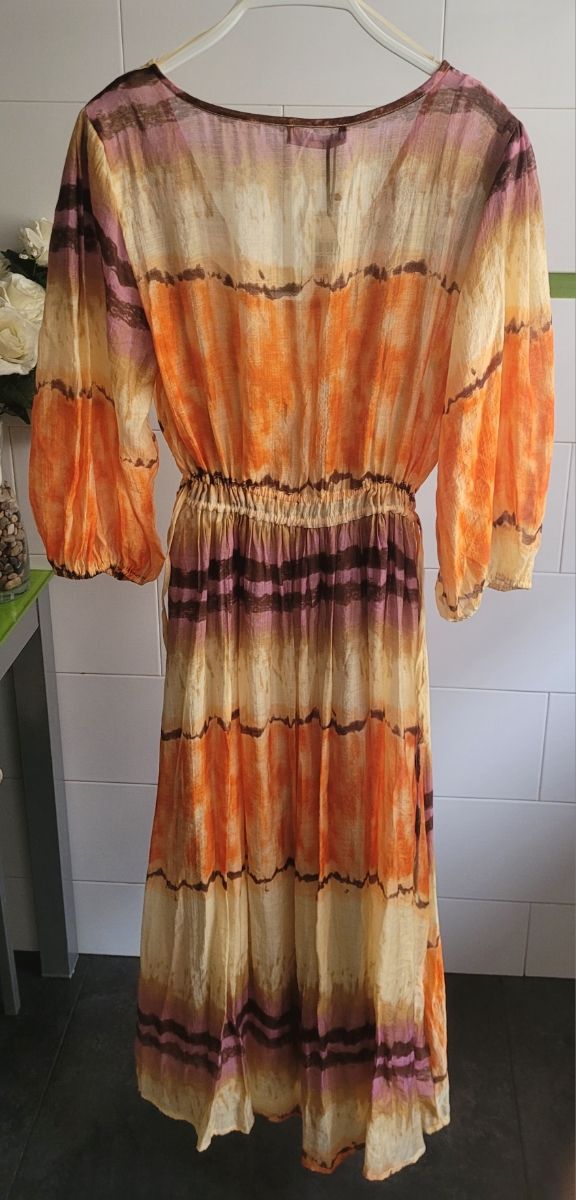 Vestido Tintoretto M - Largo estampado