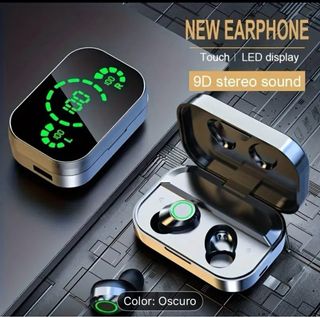 Auriculares Bluetooth LED - 9D