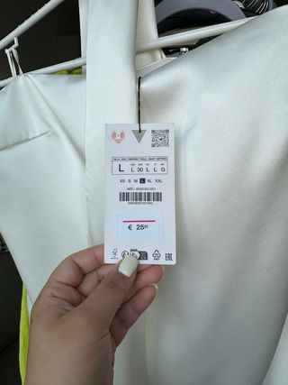 Top blanco Zara - elegante