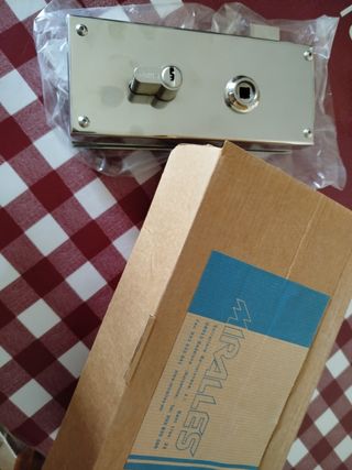 Cerradura puerta MIRALLES acero