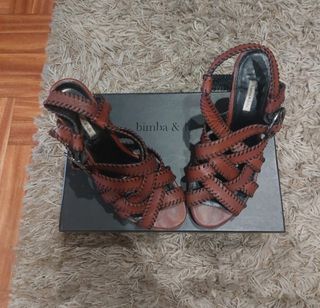 Sandalias Bimba y Lola Marrón