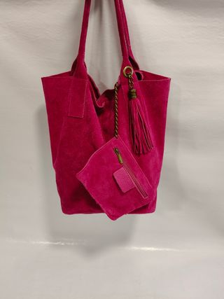 Bolso bandolera rosa