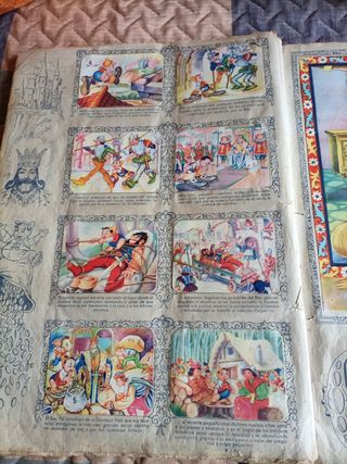 Álbum cromos  Disney COMPLETO año 1940