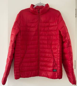 Plumífero ligero de Pull & Bear Rojo - Talla L
