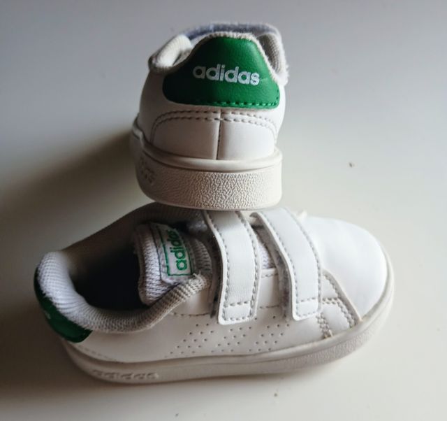 Zapatillas Adidas Bebé - Blancas - Talla 21