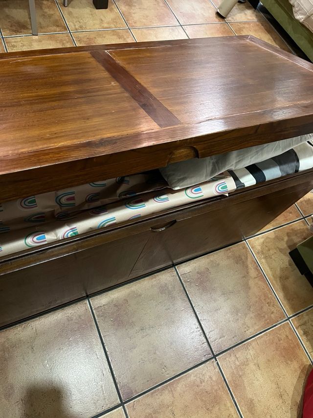 Mesa centro madera maciza