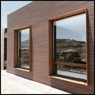 Revestimiento pared exterior fachadas 