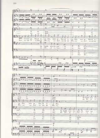 G. F. Handel. Israel en Egipto. Para orq. completa