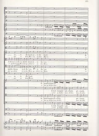 G. F. Handel. Israel en Egipto. Para orq. completa